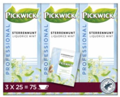 Pickwick Thee Sterrenmunt - Pak 25 zakjes