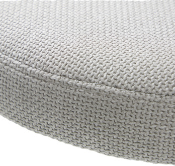 Pico metalen krukje beige - met stoffen zitting - 48 cm