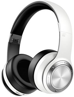 Picun B21 Bluetooth Headset Hoge Geluidskwaliteit Touch Control Draadloze Muziek Hoofdtelefoon Ondersteunt Tf Card wit zwart