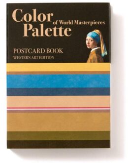 Pie Books Color Palette Postcard Book Of World Masterpieces
