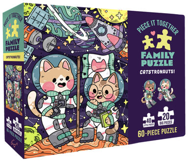 Piece It Together Family Puzzle: Catstronauts! -   (ISBN: 9781452174631)