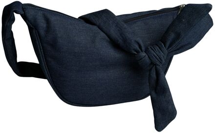 Pieces Amanda Denim Knot Tas - 1 SIZE