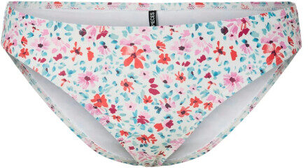 Pieces Dames bikini slip pcbaomi gebloemde print - maat XL Wit