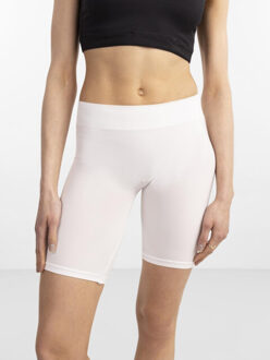 Pieces Dames short lange pijp Wit - L / XL