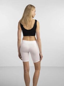 Pieces Dames short lange pijp Wit - M / L