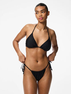 Pieces Dames triangel bikini top pcbaomi effen Zwart - M