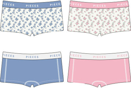 Pieces Pclogo lady 4 pack bc Veelkleurig - XS