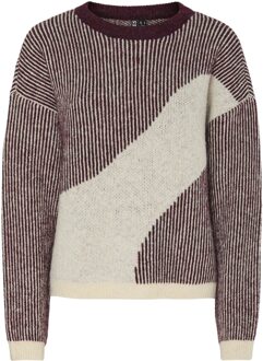 Pieces Trui LINNA bordeaux