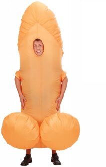 Piemel pak opblaasbaar Geel - Beige - Creme