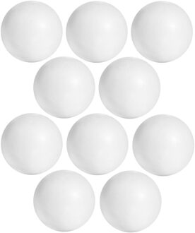 Piepschuim bollen/ballen - 10x - D15 cm - wit - styropor - hobby figuren