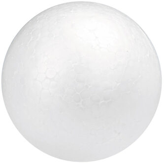 Piepschuim hobby knutselen vormen/figuren zak van 7x stuks ronde ballen/bollen van 10 cm
