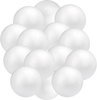 Piepschuim hobby ronde ballen/bollen - zak van 20x stuks - 5 cm -knutselen vormen/figuren