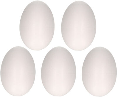 Piepschuim hobby vorm - 10x - ei - 4,5 cm - DIY knutsel figuren - paasei