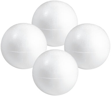 Piepschuim hobby vorm - 4x - bol - 50 cm - DIY knutsel figuren - halve schalen