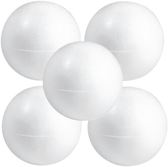 Piepschuim hobby vorm - 5x - bol - 50 cm - DIY knutsel figuren - halve schalen