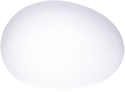 Piepschuim hobby vorm ei - 2 halve delen - 20 cm - DIY knutsel figuren - paasei