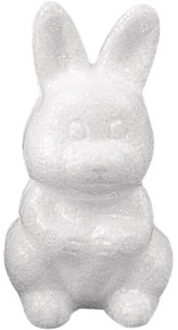 Piepschuim hobby vorm - haas/konijn - 8 cm - DIY knutsel figuren