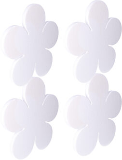 Piepschuim vormen bloemen - 4x - 20 x 1 cm - Hobby knutselen - zelf decoreren