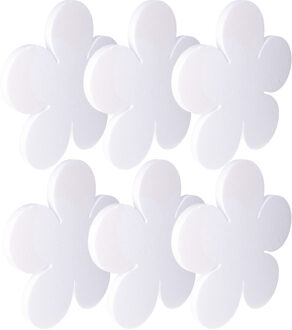 Piepschuim vormen bloemen - 6x - 10 x 1 cm - Hobby knutselen - zelf decoreren