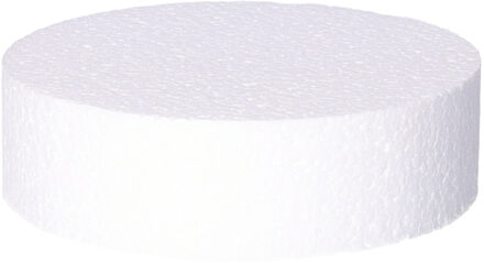 Piepschuim vormen ronde schijf/schijven - D10 x H4 cm - knutselen materiaal - zelf decoreren