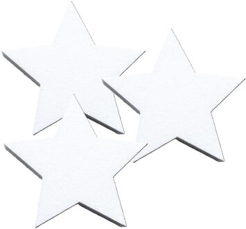 Piepschuim vormen sterren - 3x - 20 x 5 cm - hobby/knutselmateriaal - Kerst sterren maken
