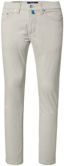 PIERRE CARDIN Beige Jeans met 5-Pocket Model Pierre Cardin , Beige , Heren - W42 L34,W35 L34,W42 L32