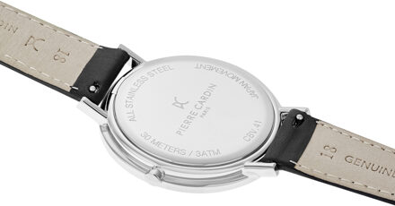 PIERRE CARDIN Belleville Park herenhorloge Zwart CBV.1025 - maat
