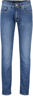 PIERRE CARDIN Blauwe Denim Jeans Pierre Cardin , Blue , Heren - W32 L32,W34 L30