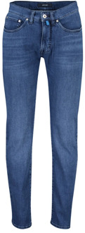 PIERRE CARDIN Blauwe Denim Jeans, Slim Fit, 5-Pocket Model Pierre Cardin , Blue , Heren - W33 L34,W31 L34,W35 L34,W35 L32,W35 L36