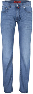 PIERRE CARDIN Blauwe Denim Jeans, Slim Fit, 5-Pocket Model Pierre Cardin , Blue , Heren - W35 L32,W35 L34