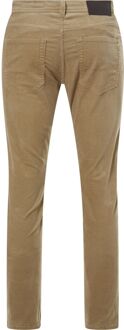 PIERRE CARDIN Broek Lyon Future Flex Corduroy Beige - W 31 - L 32