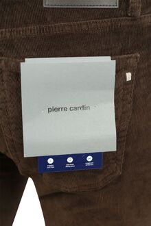 PIERRE CARDIN Broek Lyon Future Flex Corduroy Bruin - W 31 - L 34