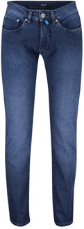 PIERRE CARDIN Donkerblauwe denim jeans Pierre Cardin , Blue , Heren - W33 L30