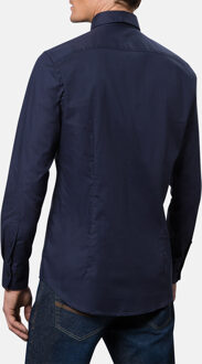 PIERRE CARDIN Overhemd Tailored Fit Henry Cotton/Stretch Navy 38