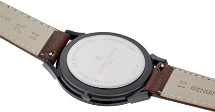 PIERRE CARDIN Pigalle Plissée Unisex Horloge Bruin CPI.2007