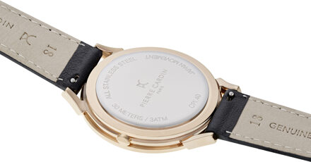 PIERRE CARDIN Pigalle Plissée Unisex Horloge Zwart CPI.2003 - One Size