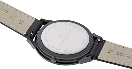 PIERRE CARDIN Pigalle Plissée Unisex Horloge Zwart CPI.2006 - maat