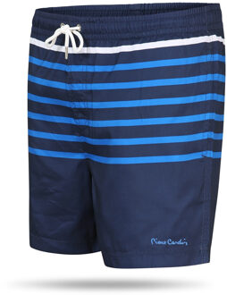 PIERRE CARDIN Swim short stripe Blauw