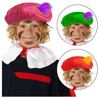 Piet baret - Stof - 1st. - Willekeurig geleverd