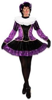 Pieten jurkje met petticoat paars Paars - Lila