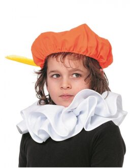 Pieten kraag accessoires wit voor kinderen Multi