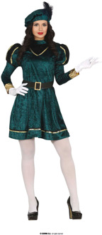 Pietenjurk Met Baret Dames Donkergroen