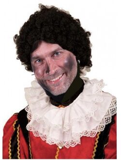 Pietenpruik budget - roetveeg piet - zwarte krullen - verkleden