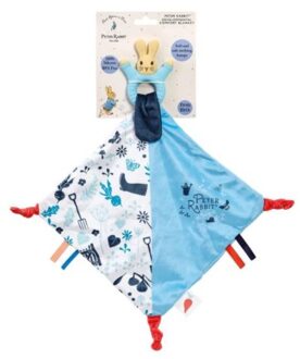 Pieter konijn knuffeldoekje met bijtring