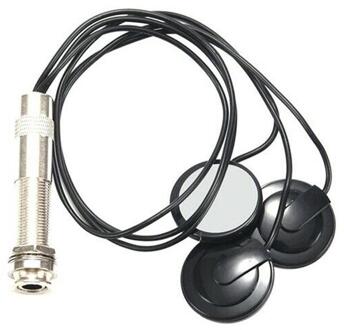 Piezo Contact Microfoon 3 Transducer Pickups Deel Mandoline Ukulele Banjo Viool Pin Met End Jack Voor Kalimba Gitaar A2J2
