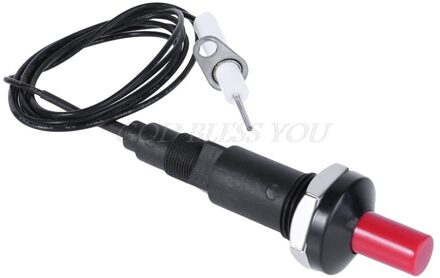 Piezo Vonk Ontsteking Set Met Kabel 1000 Mm Lange Drukknop Keuken Aanstekers Voor Gas Kachels Ovens