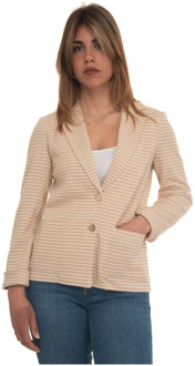 Piffero Jacket with 2 buttons Pennyblack , Beige , Dames - Xl,S