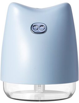 Piggy Luchtbevochtiger Mini Ultrasone Luchtbevochtigers Led Nachtlampje Aroma Essentiële Olie Diffuser USB Fogger Auto Luchtverfrisser blauw