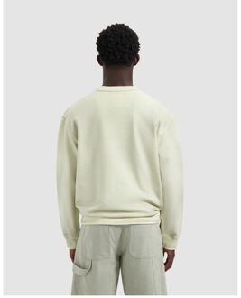 Pigment spray crewneck sweaters m210203 Groen