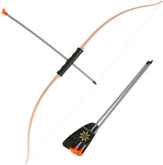 Pijl en boog set - indianen en cowboys - 65 x 15 cm - speelgoed wapens